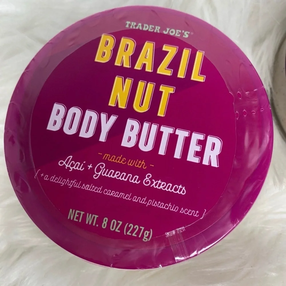 NWT BUNDLE Trader Joe's Brazil Nut Body Butter & Body Scrub